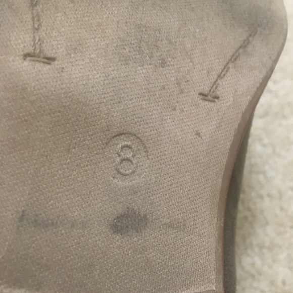 Charlotte Russe Faux Suede Booties Ankle Chelsea Boots Stacked Block Heel 8 - Picture 7 of 9